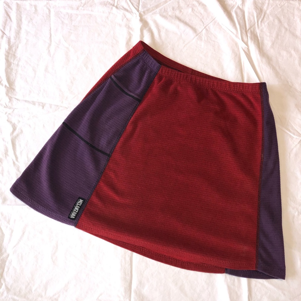 Melanzana Micro Grid Skirt